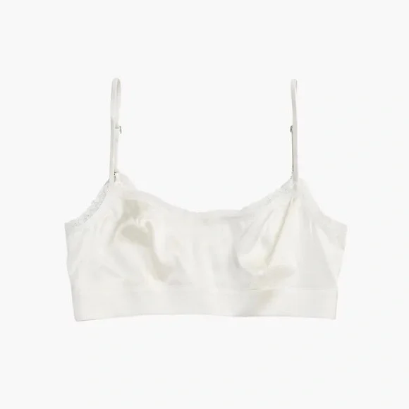 NWT Morgan Lane Noelle Bra Top in Chalk - Picture 4 of 8
